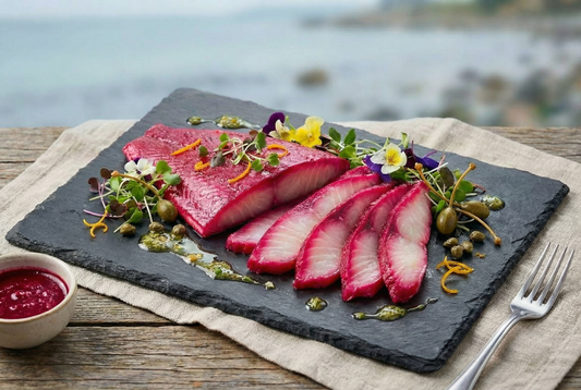 Gebeizter Fisch lokaler Zander aus der Schweiz
