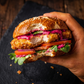 Fischburger Crispy Premium Nachhaltig Gesund High Protein Burger Lokaler Burger Schweizer Burger Fisch 100% Geschmack