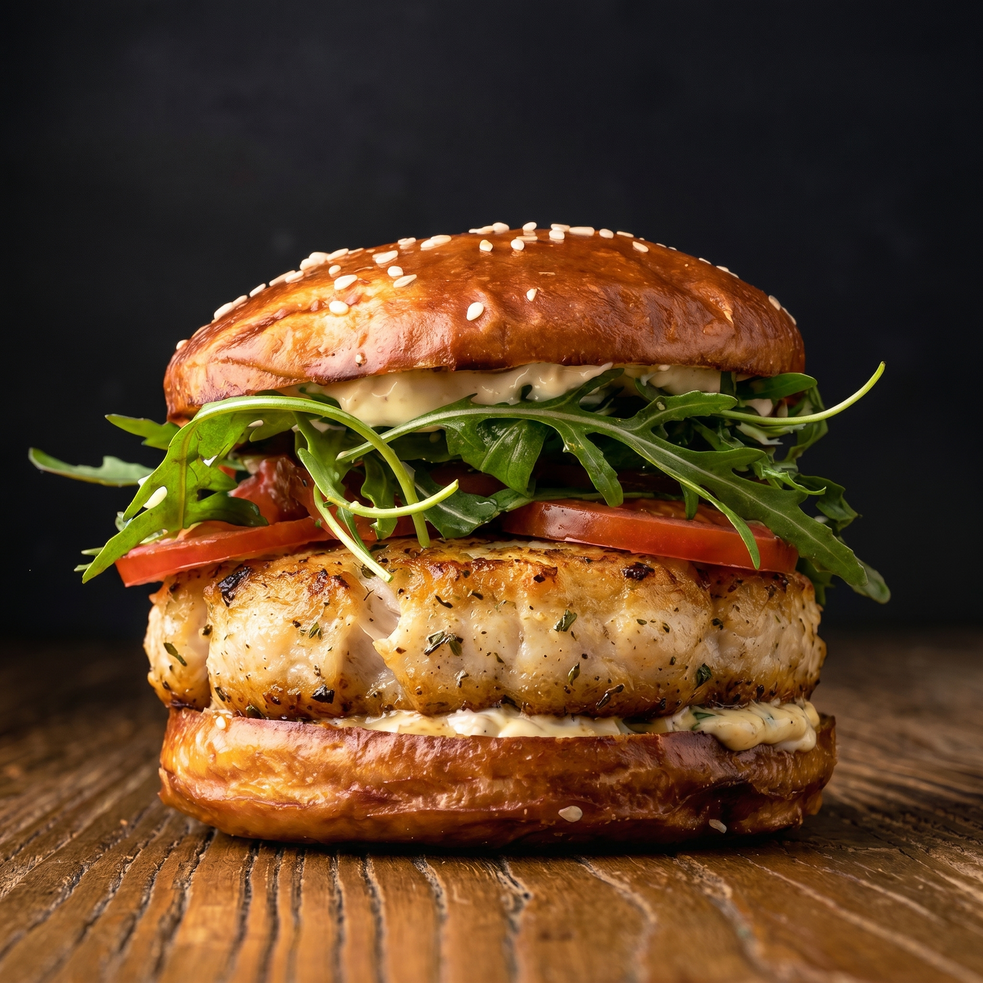 Fischburger Premium Nachhaltig Gesund High Protein Burger Lokaler Burger Schweizer Burger Fisch 100% Geschmack
