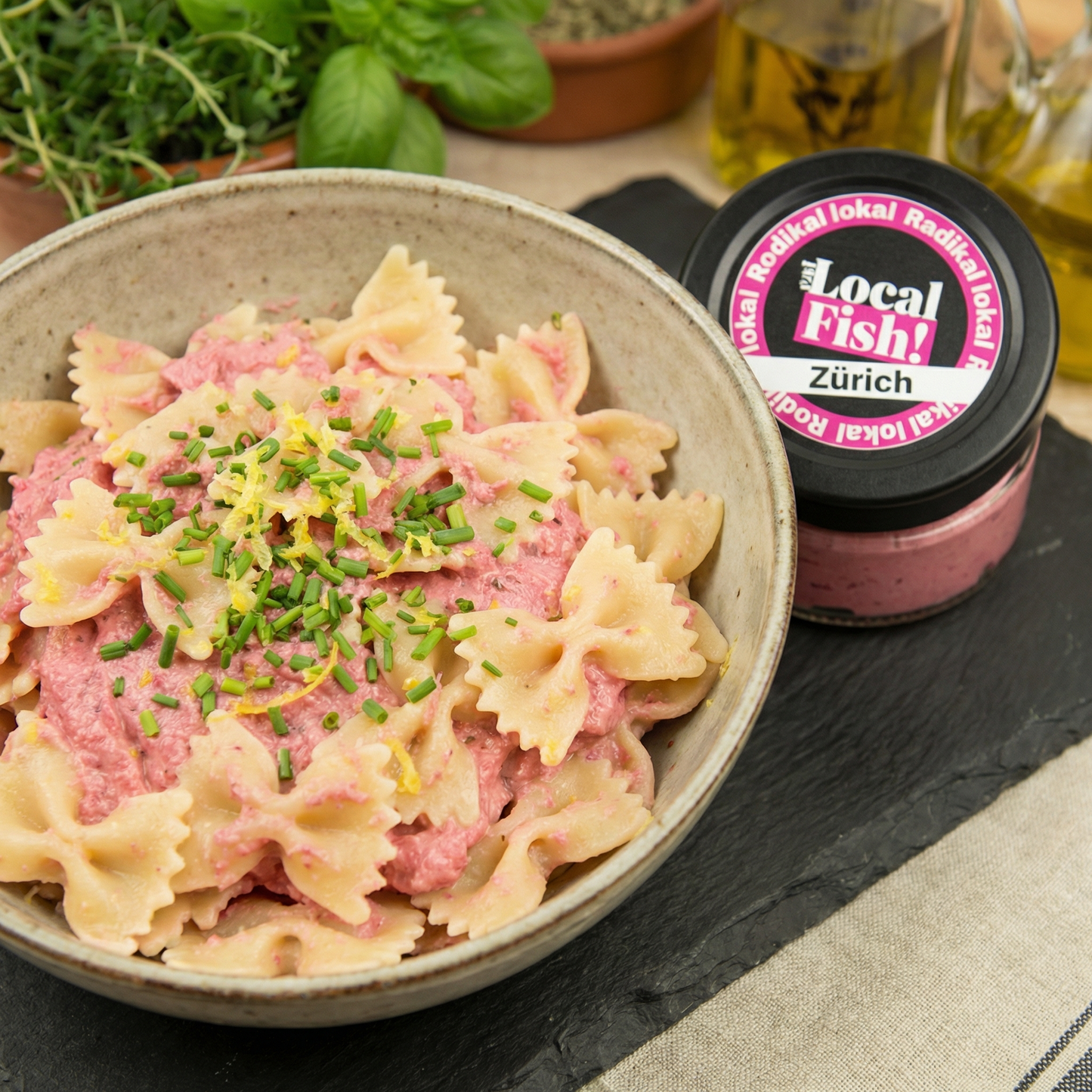 Beet the heat Pasta Rezept schnelle Pasta mit fisch einfacher gerht es nicht gesund high Protein