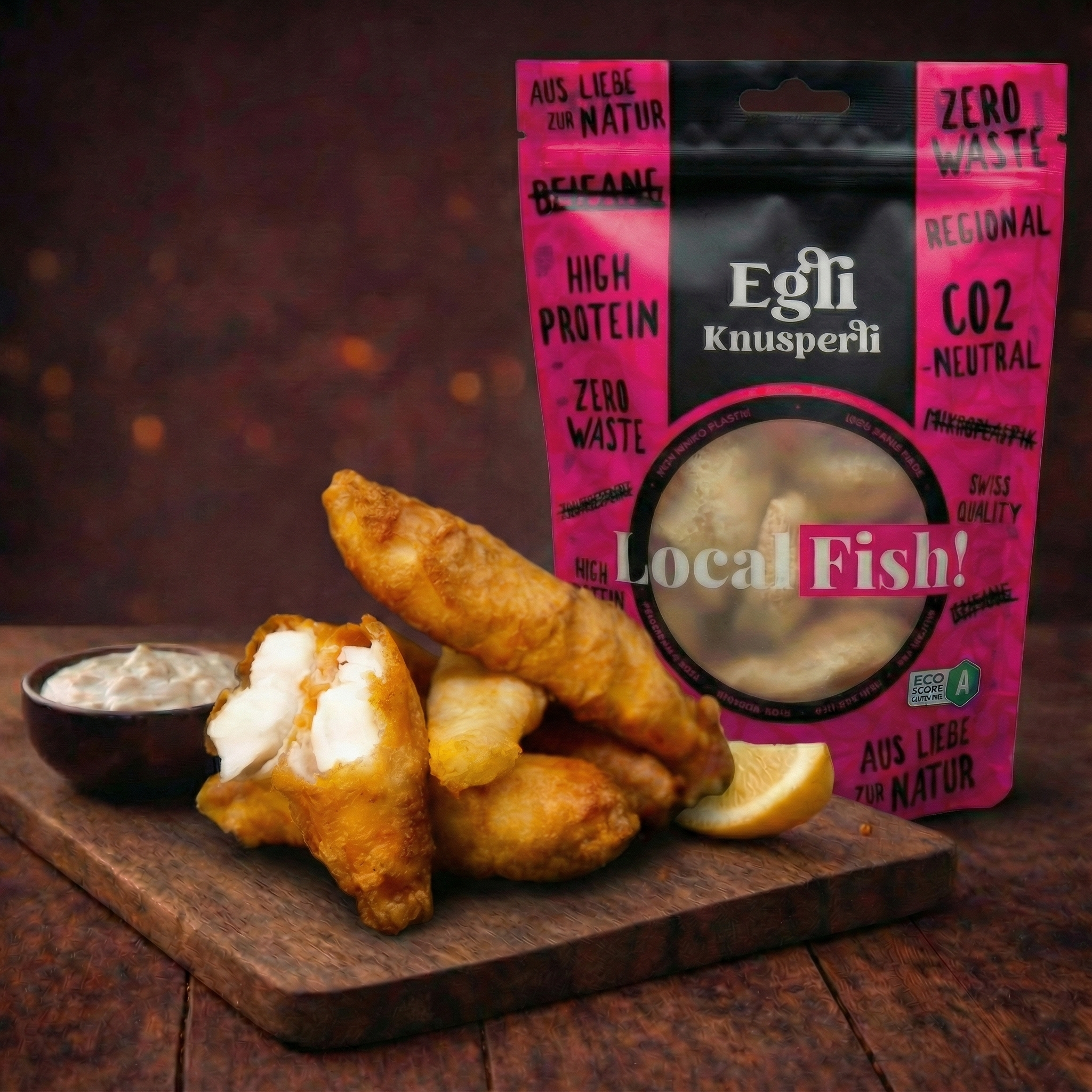 Knusperli Fischstäbchen Glutenfrei Chnusperli Gesunder Fisch Egli Filet Lokal 
