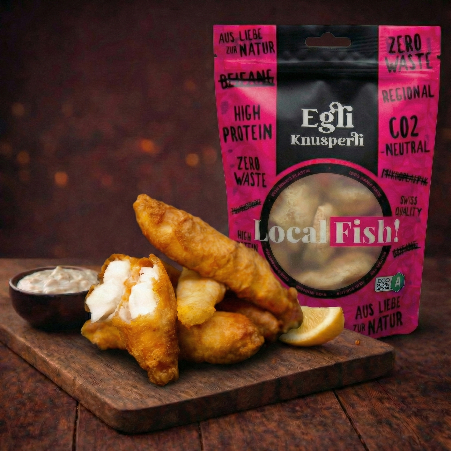 Knusperli Fischstäbchen Glutenfrei Chnusperli Gesunder Fisch Egli Filet Lokal 