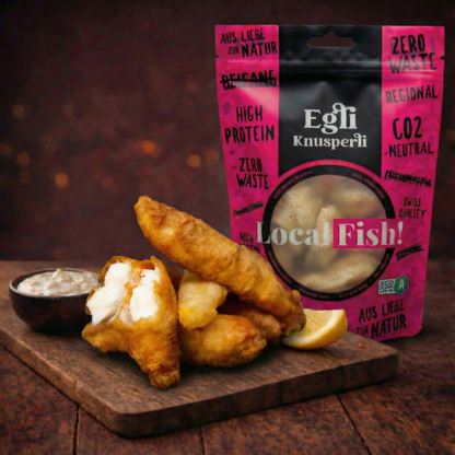 Knusperli Fischstäbchen Glutenfrei Chnusperli Gesunder Fisch Egli Filet Lokal 