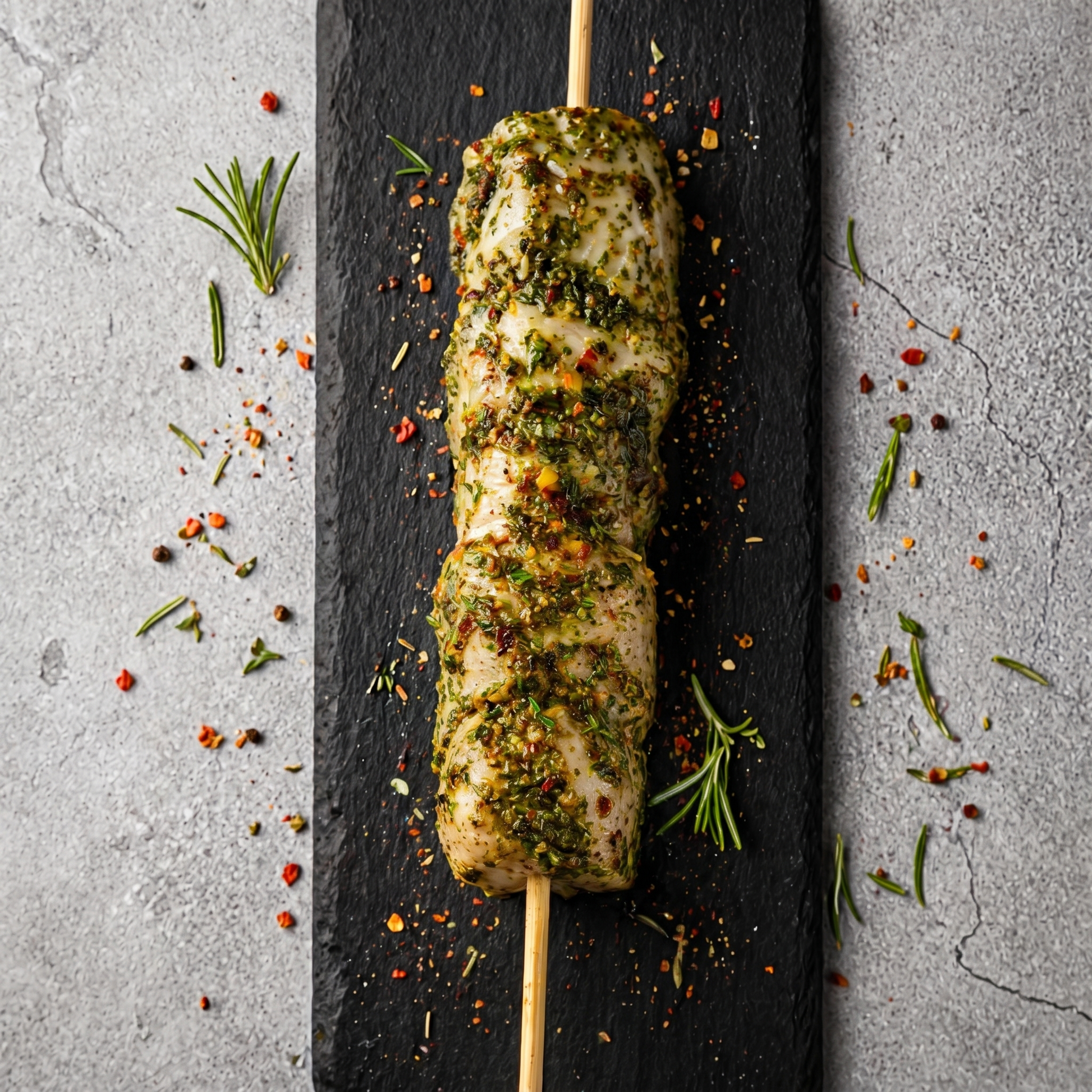 Schweizer Fisch Spiesse BBQ Fisch Spiesse Gesund Nachhaltig 100% Schweizer Fisch Mediterran Airfryer 