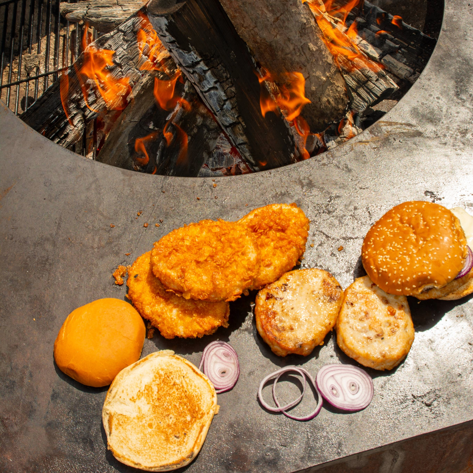 Fish Burger EcoScore Un burger de poisson local Time Grill Deluxe Upgrade Burger