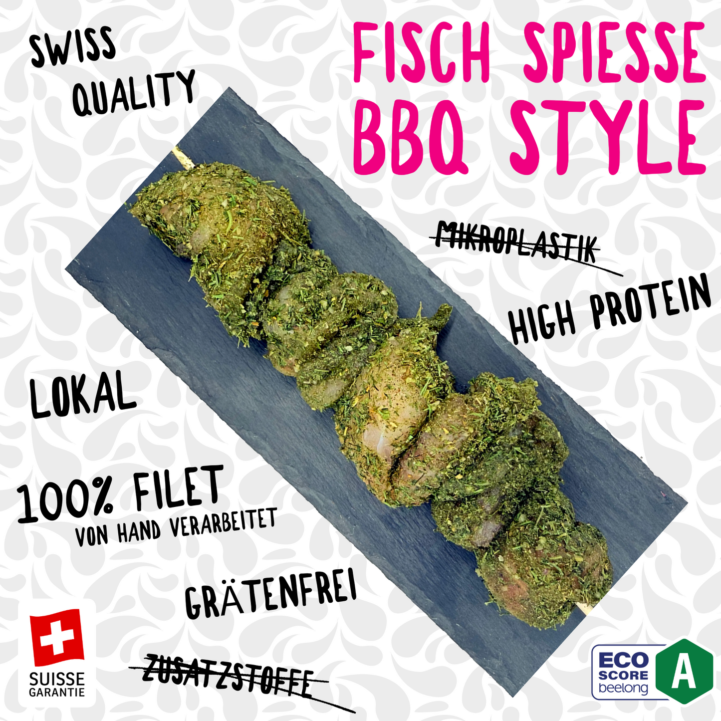 Brochette de poisson - BBQ Style MEDITERRANE