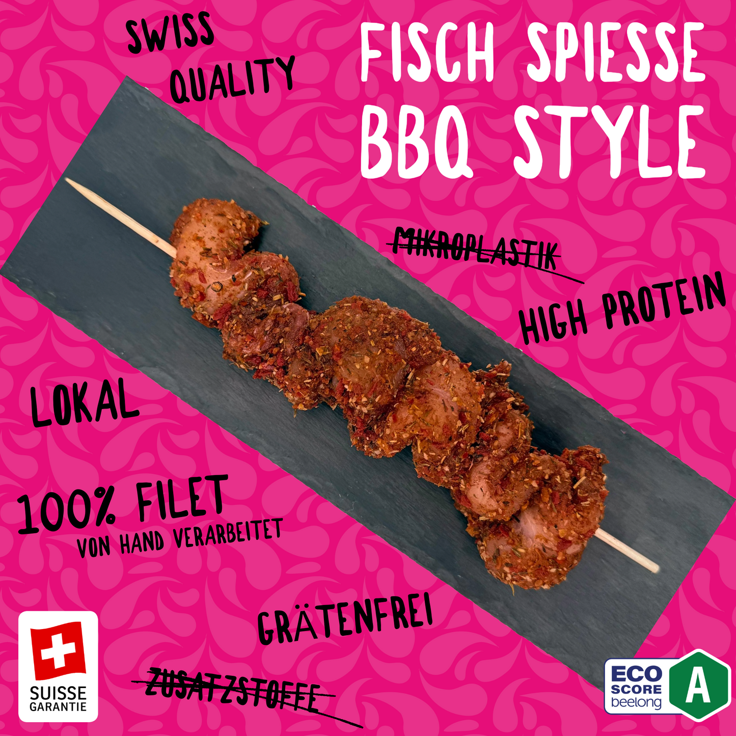 Brochette de poisson - BBQ Style PIKANT